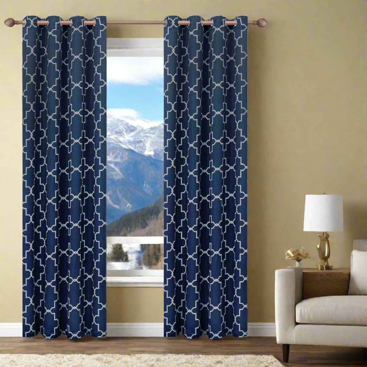 set of curtains