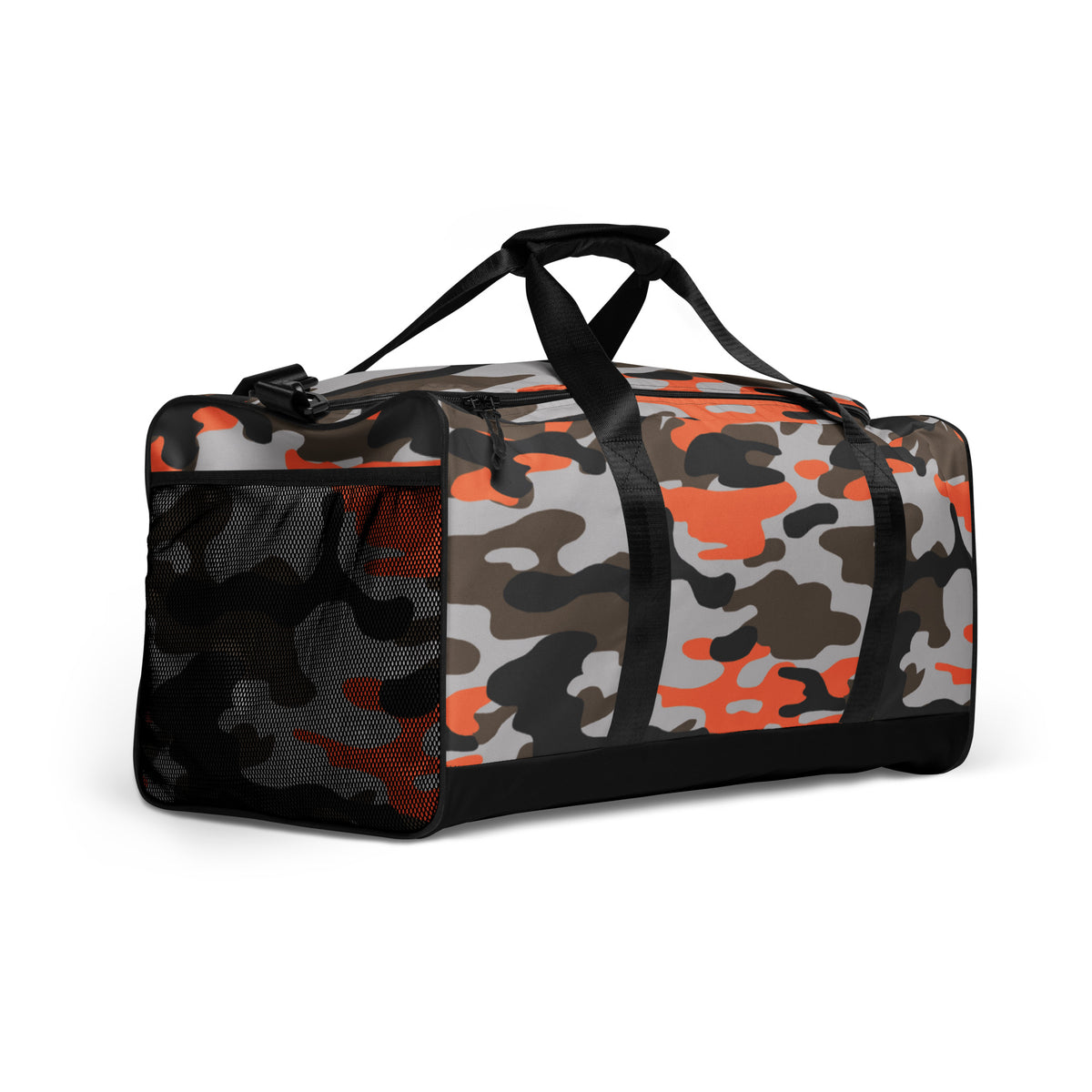 Orange Camo Duffle bag