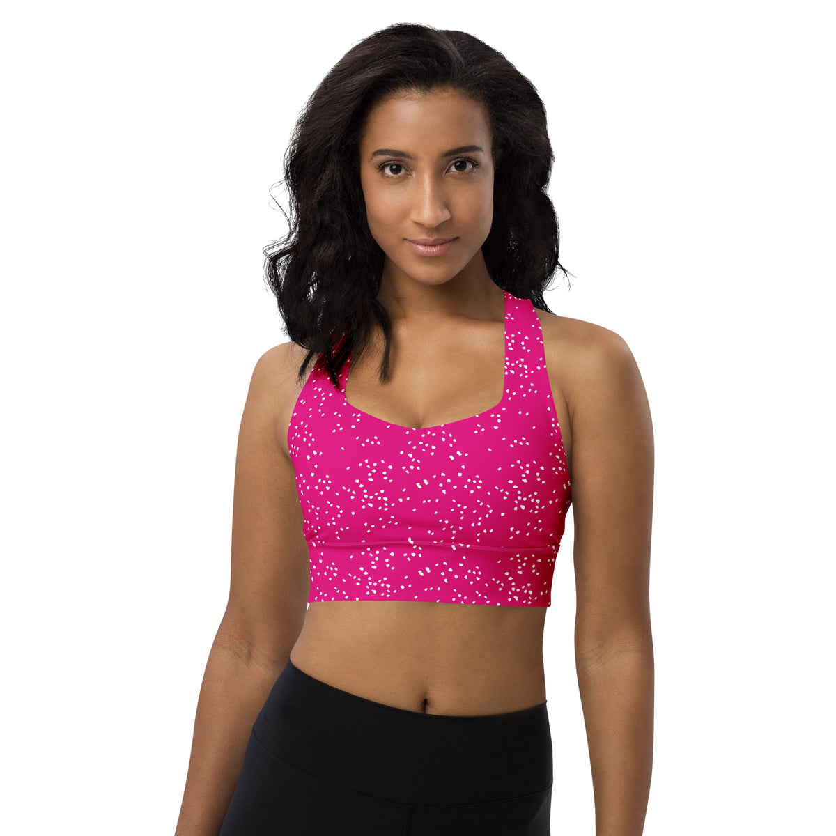 Sparkle Print Sports Bra