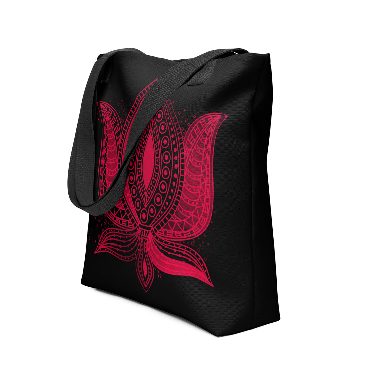 Tote Bag Neon Red Design