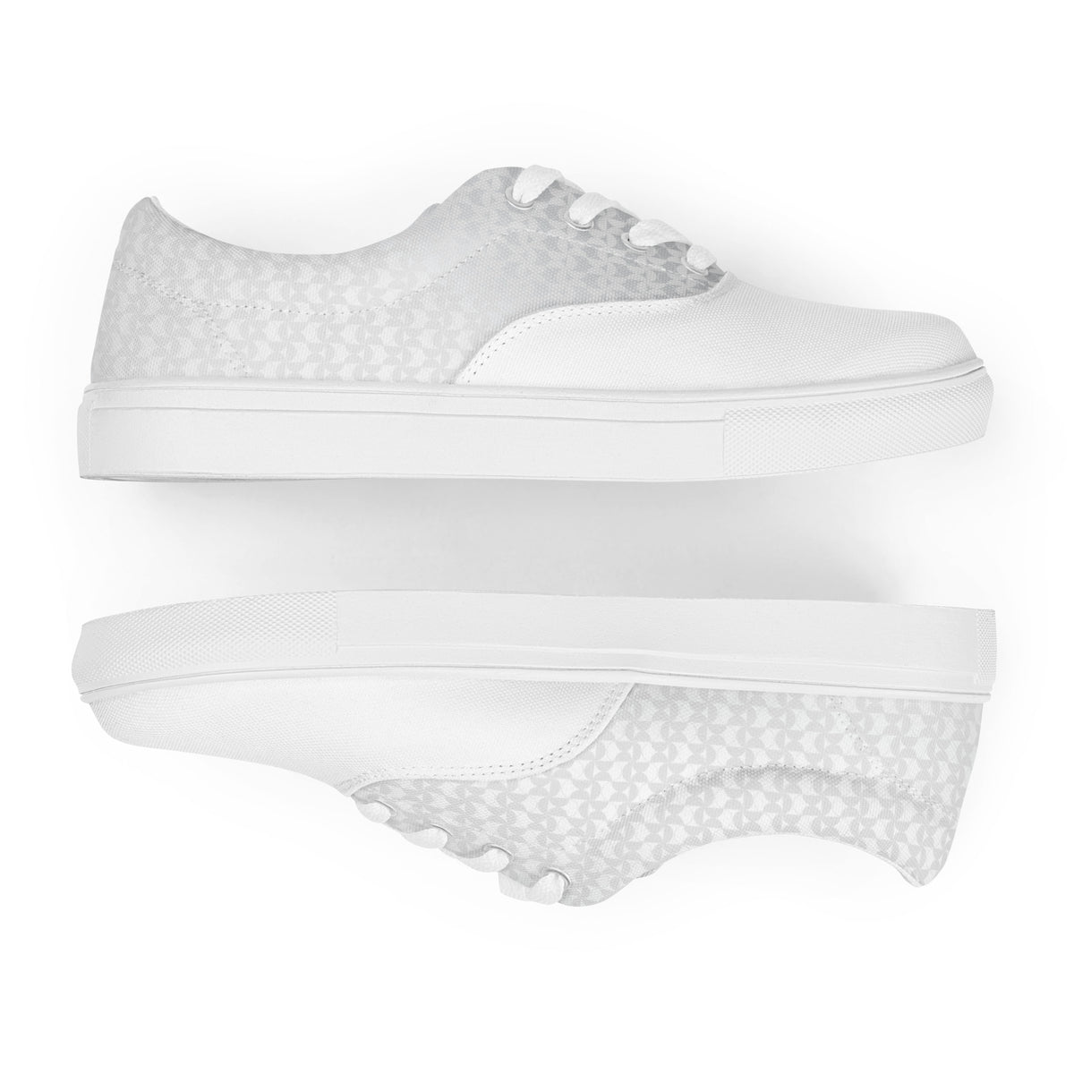 Men’s Tennis Shoes Grey & White Fade Design