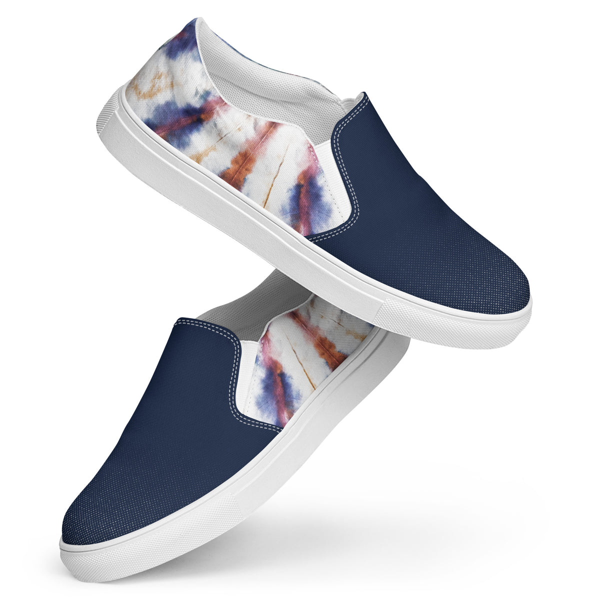 Men’s Slip-On Shoes by Brandins TM Tie-Dye Slip On Shoes for Men