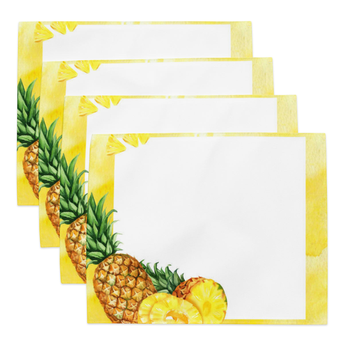 Placemat Set Pineapple Theme