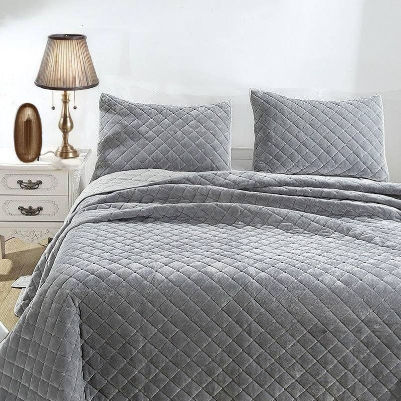 Quilted AB Version European Bedspread Bed Pure Cotton